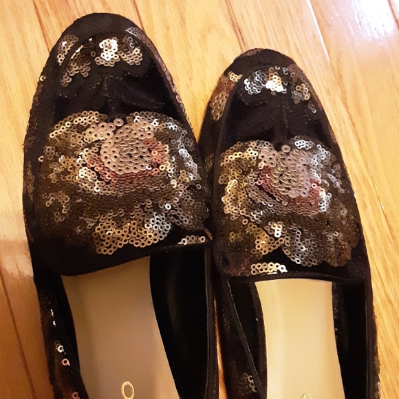 Aldo Karyne Loafers Black and Rose Gold Size 8 - Picture 3 of 6